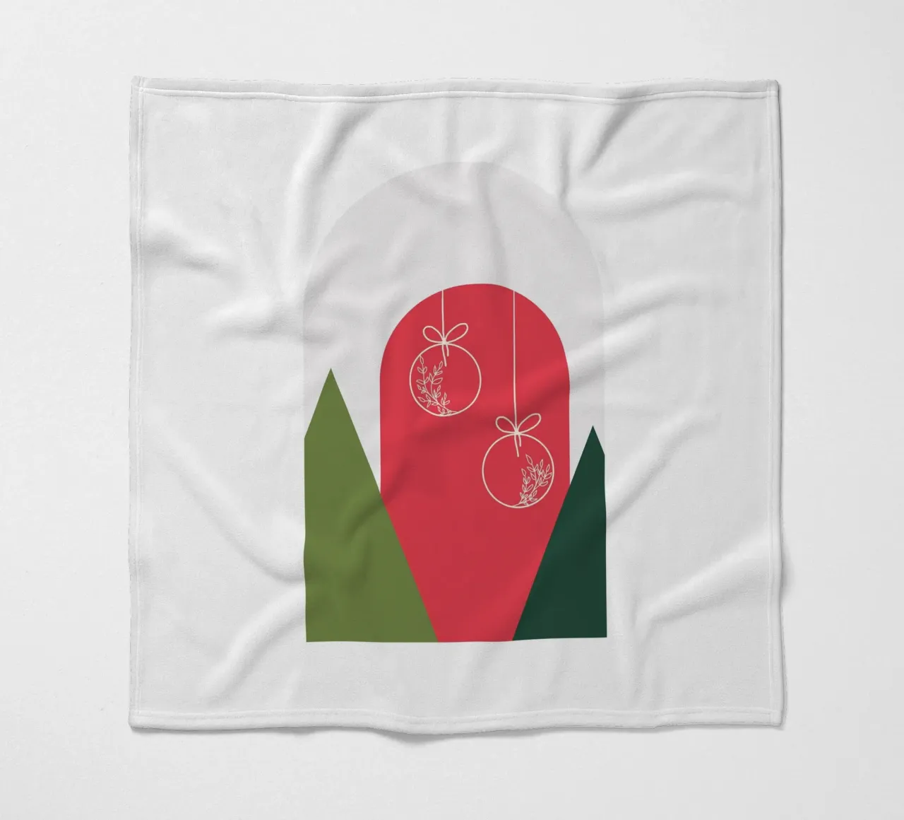 Minimal Xmas Snow Globe coperta in pile da DesigndN Christmassy