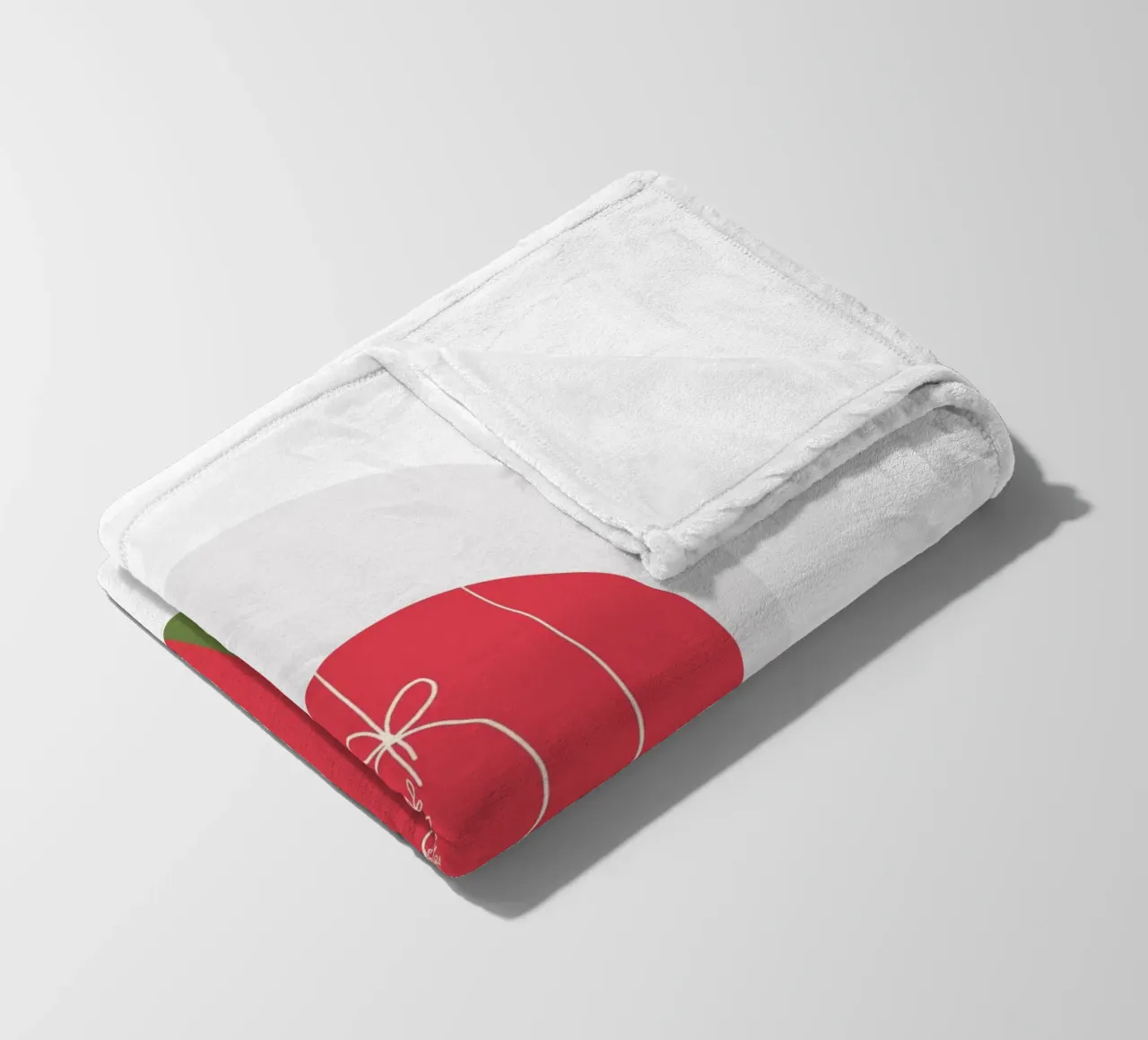 Minimal Xmas Snow Globe coperta in pile da DesigndN Christmassy