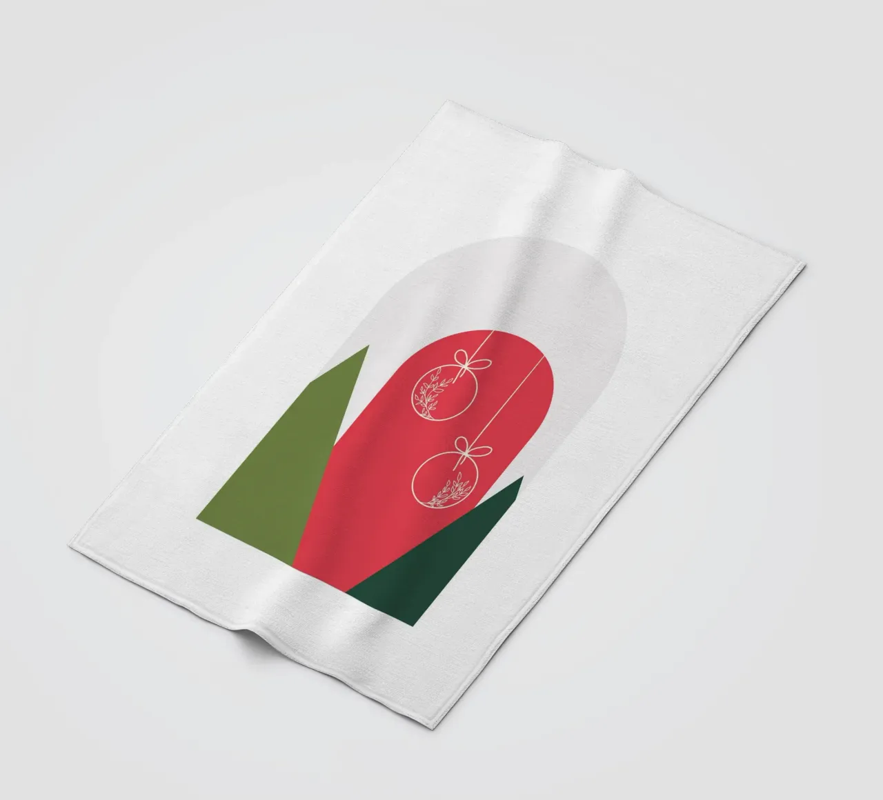 Minimal Xmas Snow Globe coperta in pile da DesigndN Christmassy