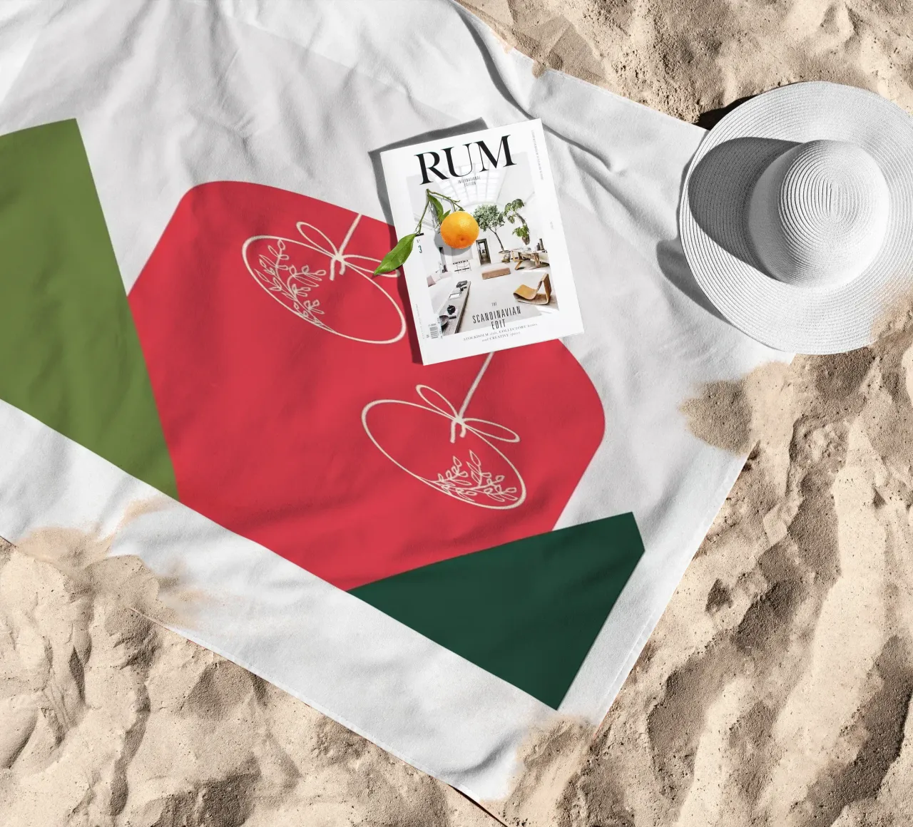 Minimal Xmas Snow Globe telo mare da DesigndN Christmassy