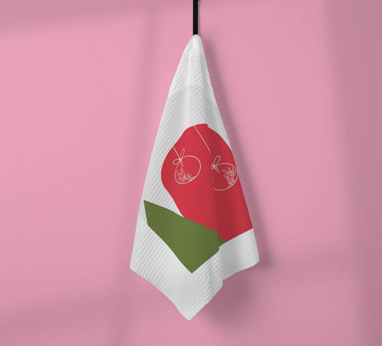 Minimal Xmas Snow Globe torchon de DesigndN Christmassy