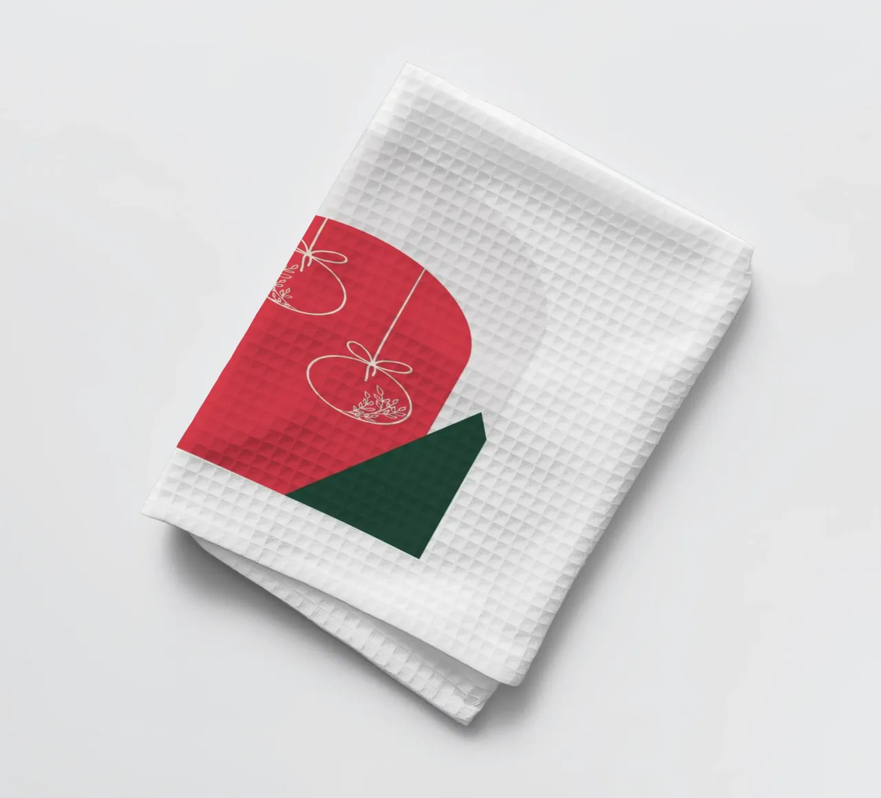 Minimal Xmas Snow Globe torchon de DesigndN Christmassy