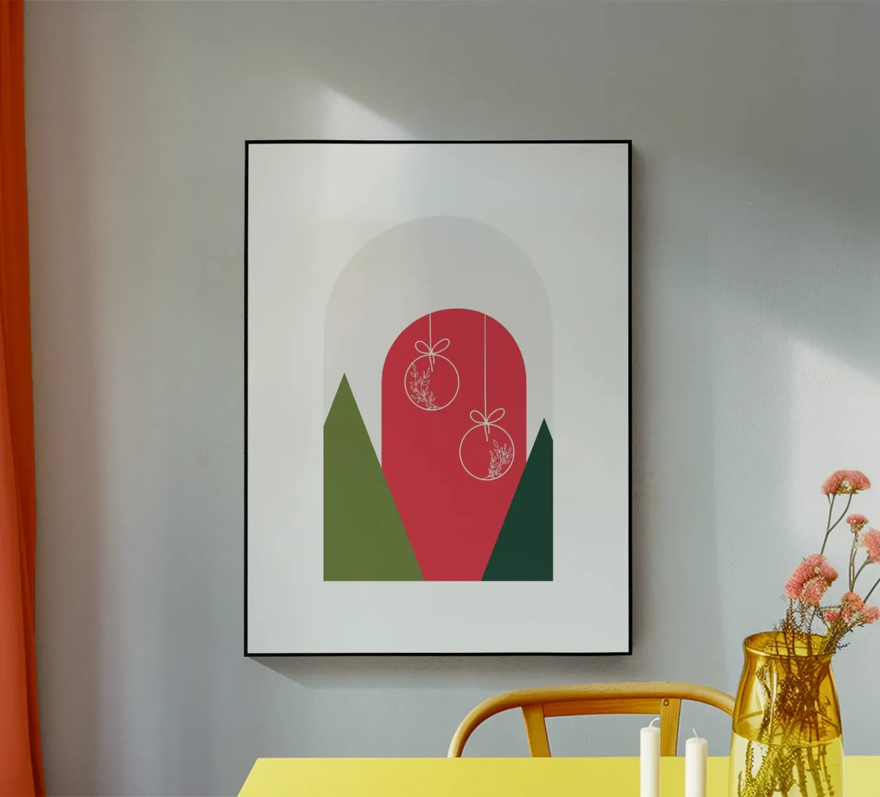 Minimal Xmas Snow Globe plexiglass da DesigndN Christmassy