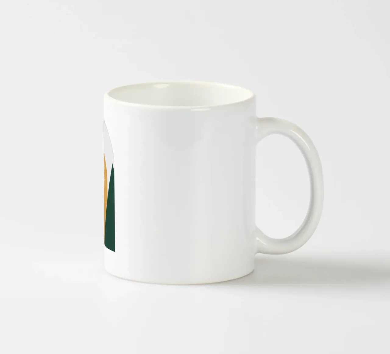 Minimal Xmas Golden Snow Globe tazza in ceramica da DesigndN Christmassy