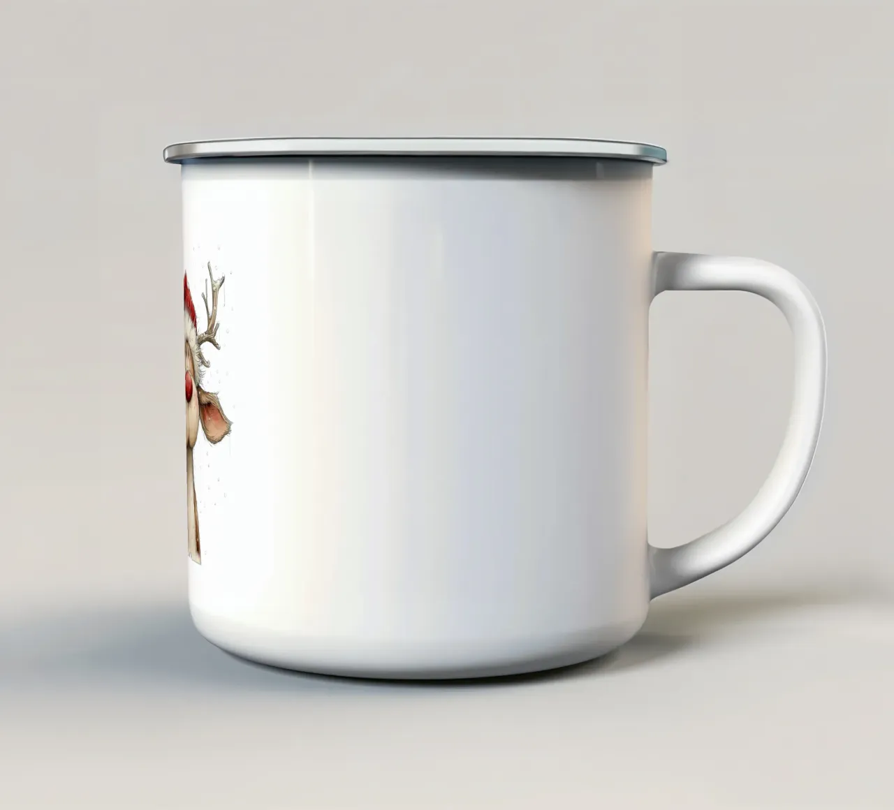 Babbo Natale, dove sei? tazza in smalto da HookASmile