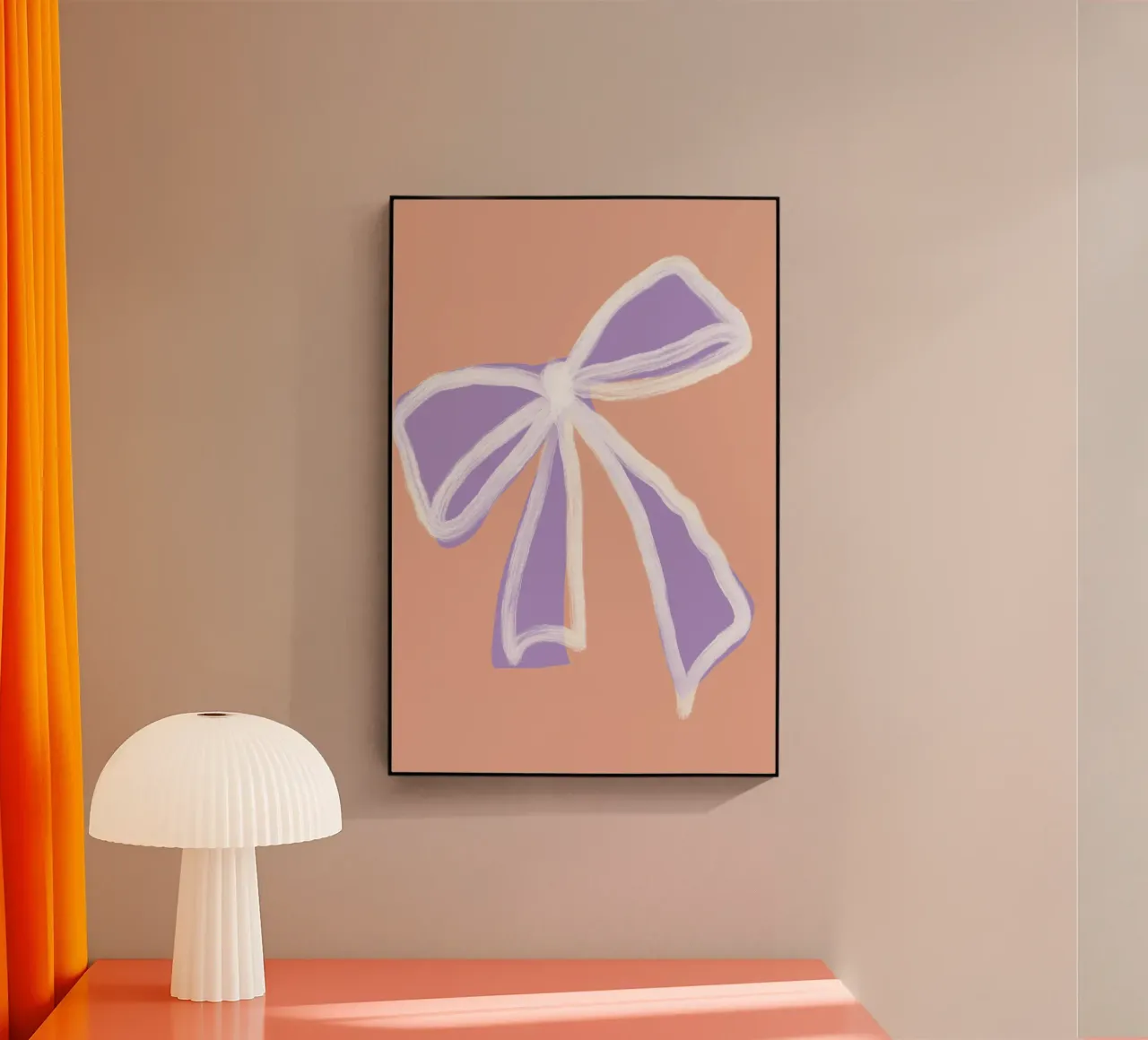 Purple Bow plexiglass da treechild