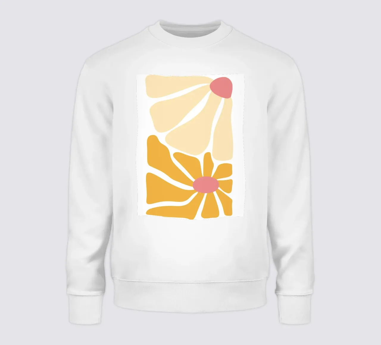 Calore astratto - design giallo-arancio felpa da Cozy Vibes