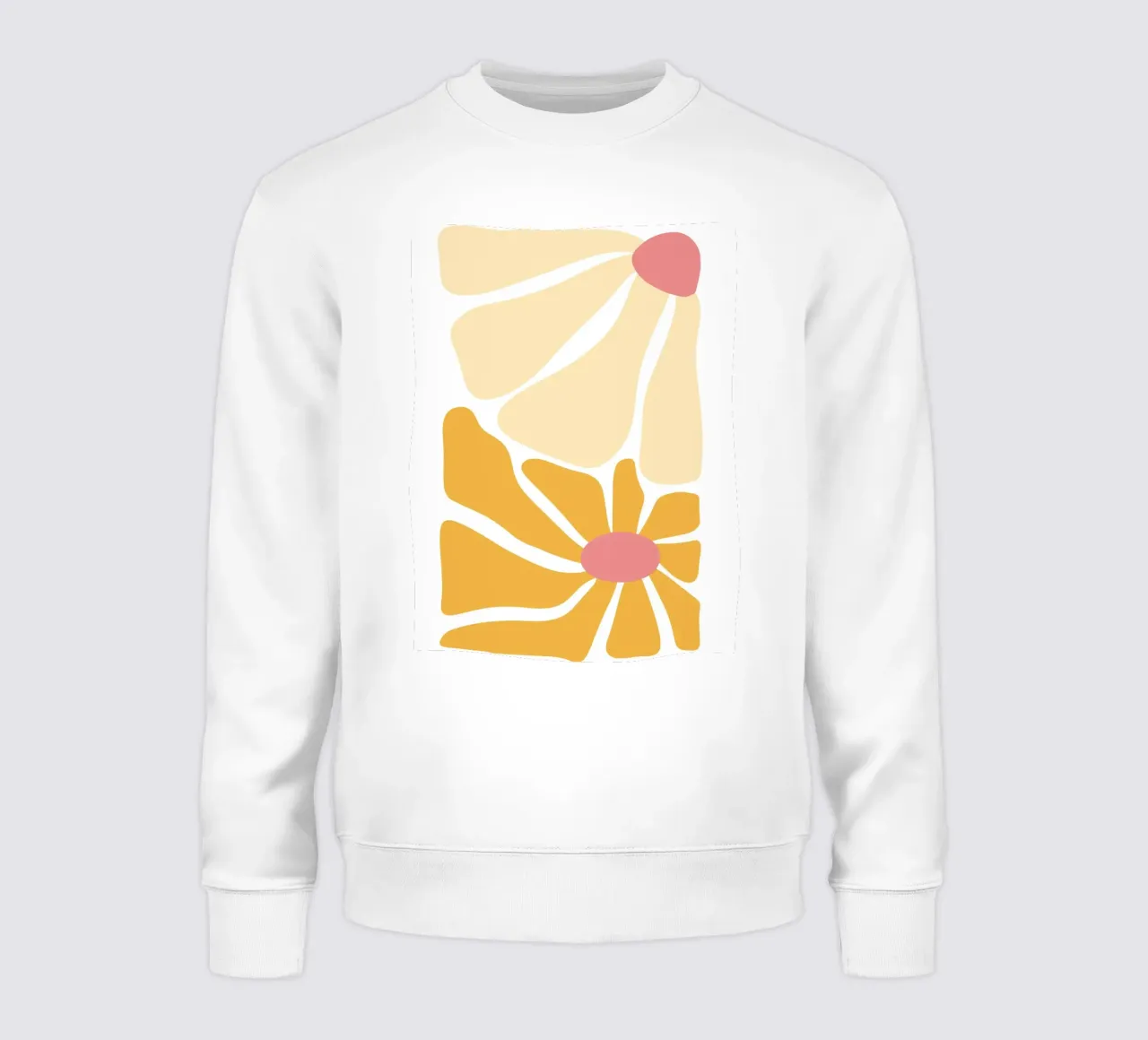 Calore astratto - design giallo-arancio felpa da Cozy Vibes