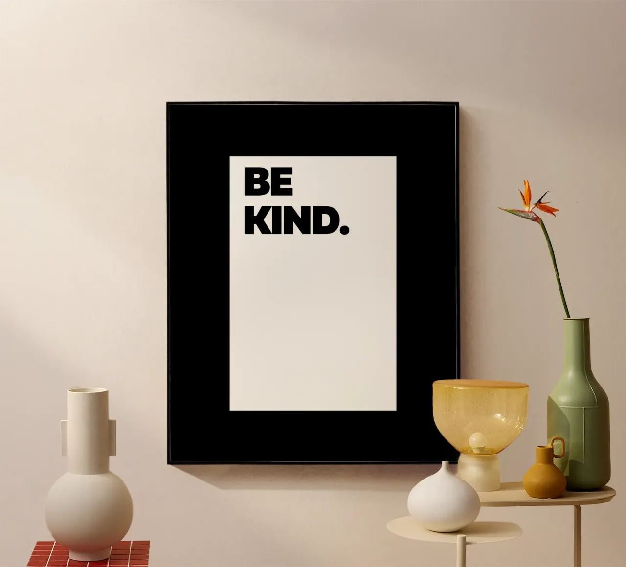 BE KIND plexiglass da BAWA