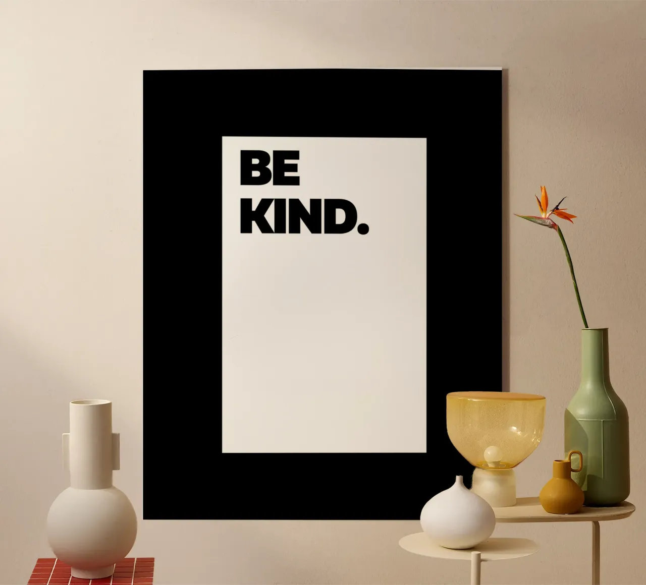BE KIND plexiglass da BAWA