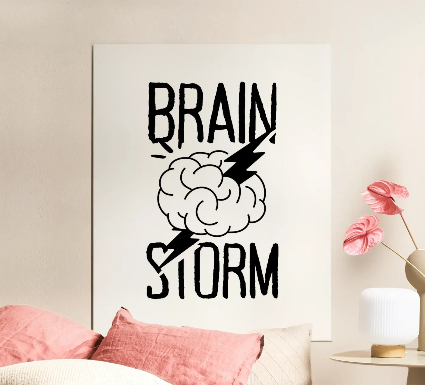 BRAIN STORM poster van BAWA