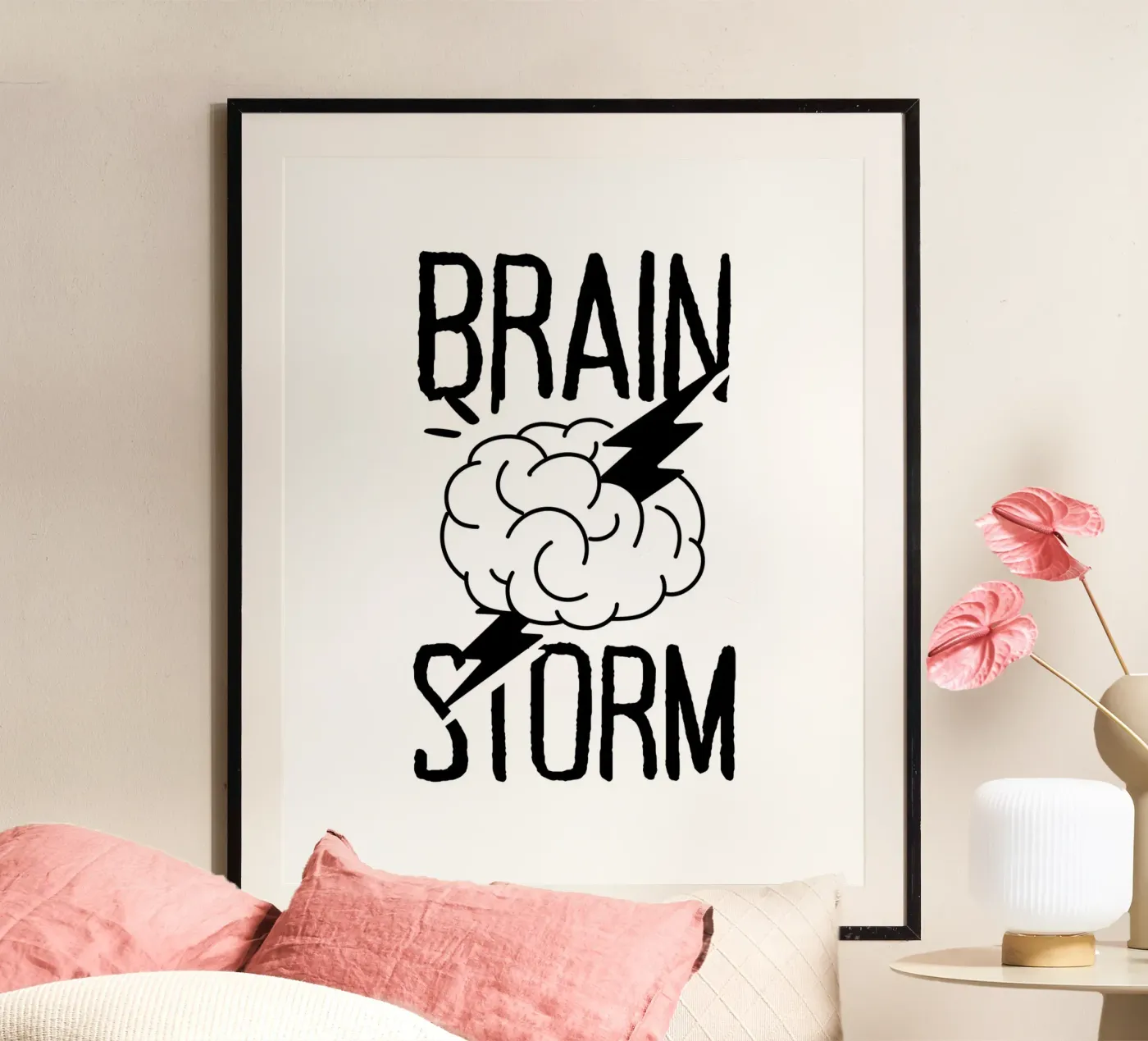 BRAIN STORM poster van BAWA
