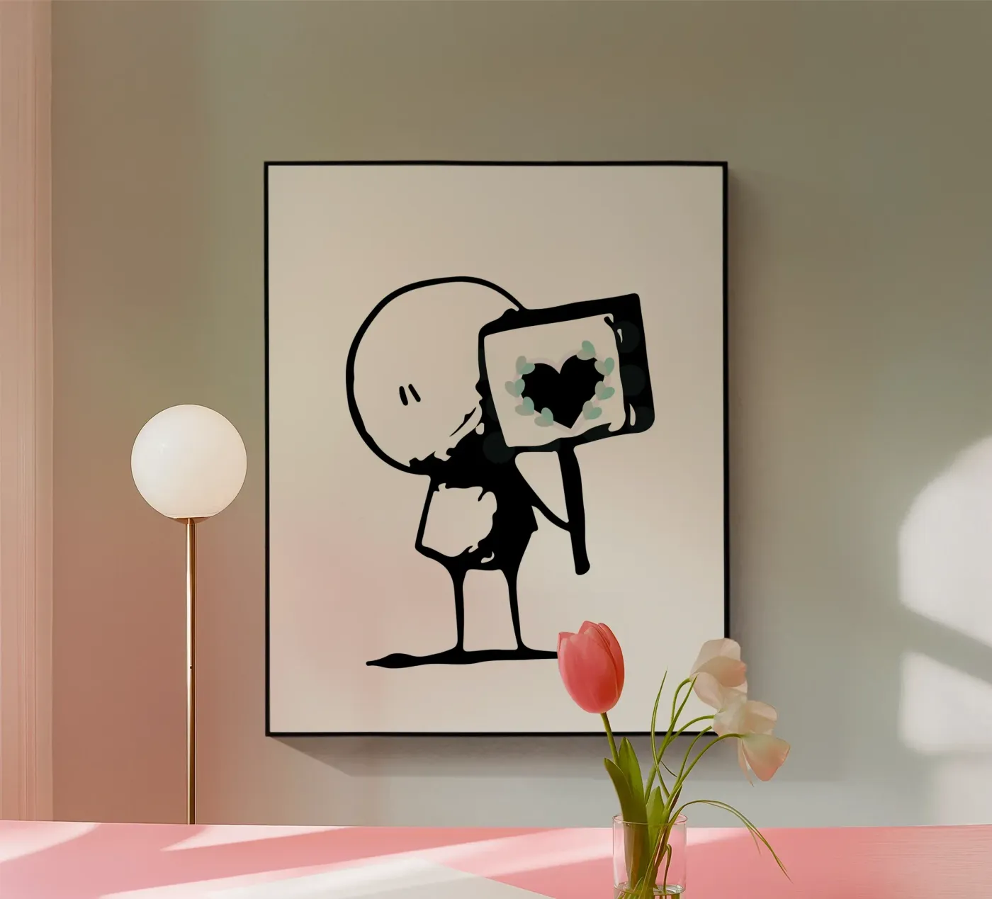 LOOKING FOR LOVE plexiglas de ARTEVO