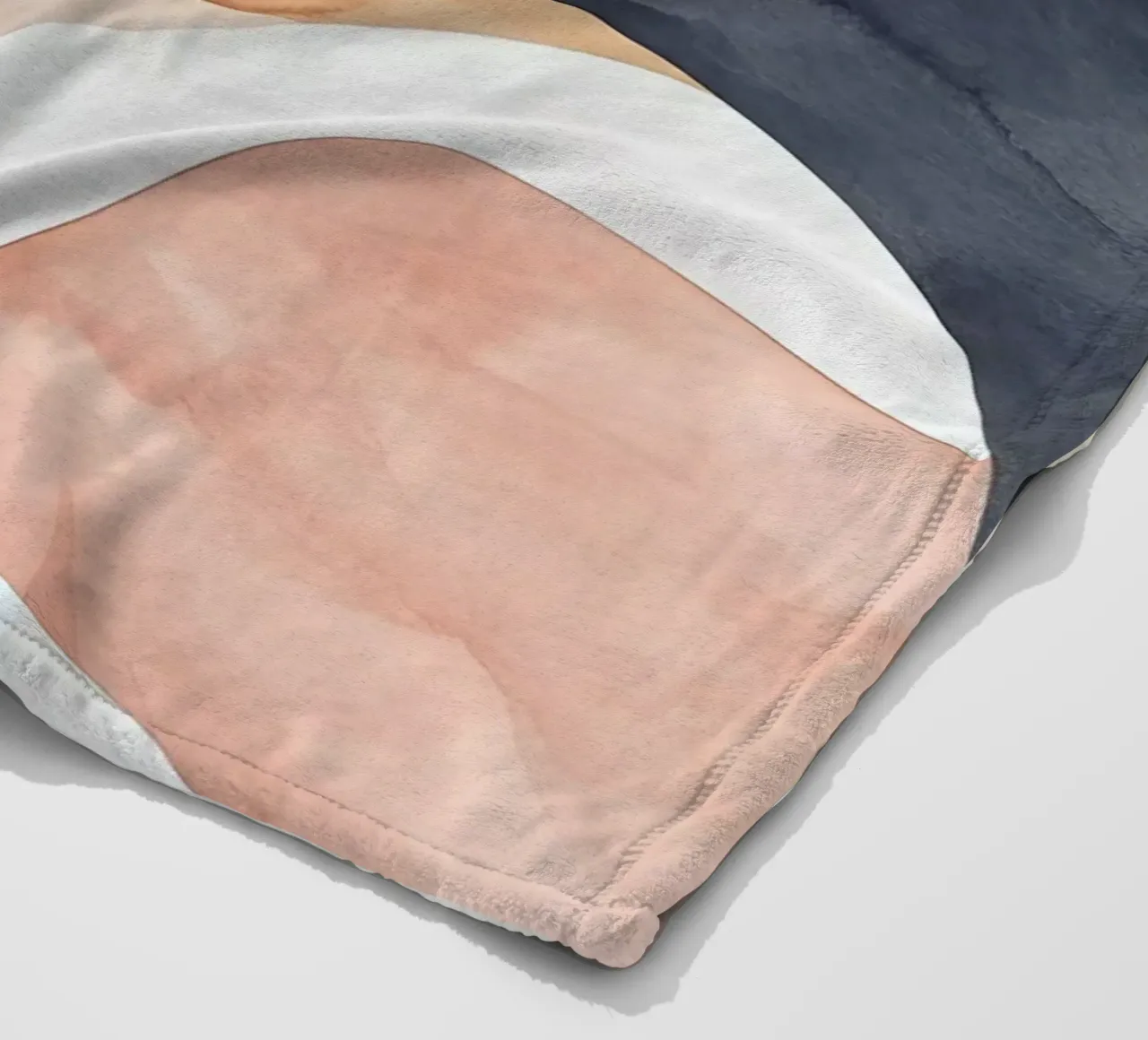 Ritratto di donna ad acquerello coperta in pile da Justyna Jaszke JBJart