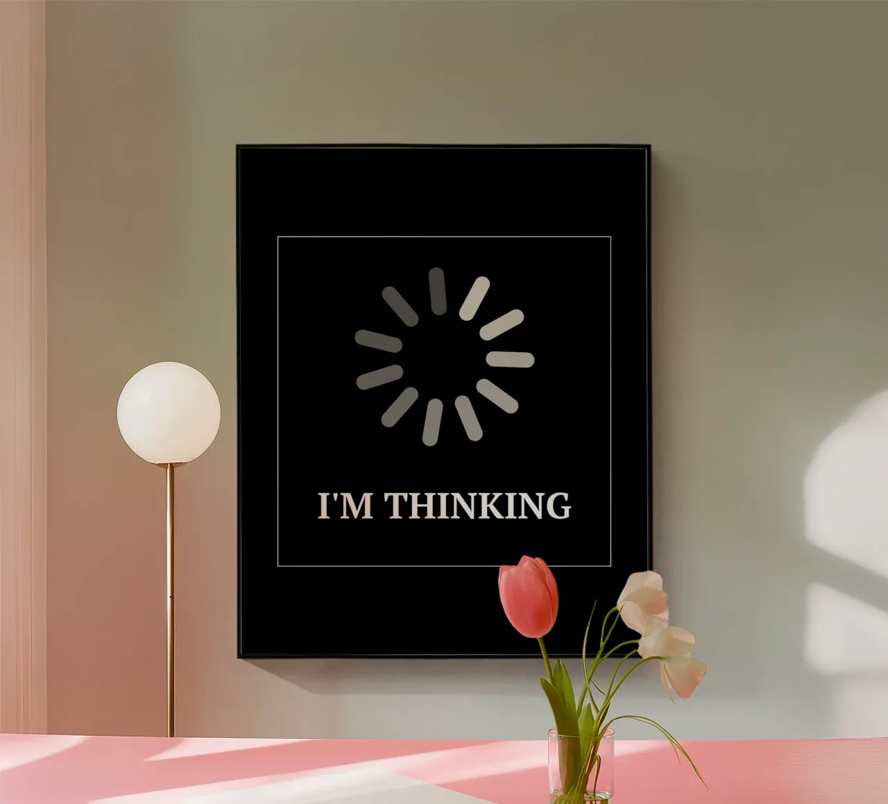 I‘M THINKING plexiglass da BAWA
