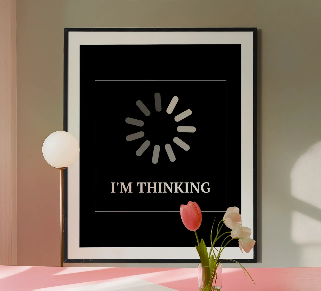 I‘M THINKING poster da BAWA