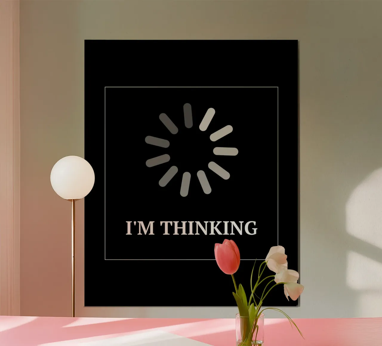 I‘M THINKING poster da BAWA