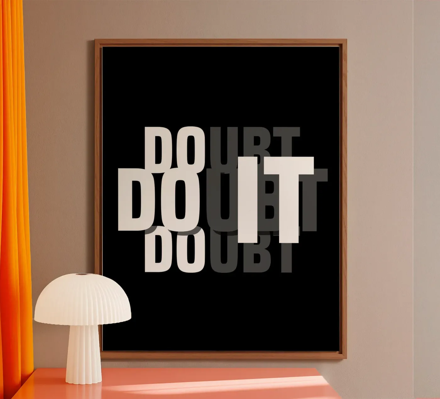 DO IT, DOUBT IT. alluminio dibond da BAWA