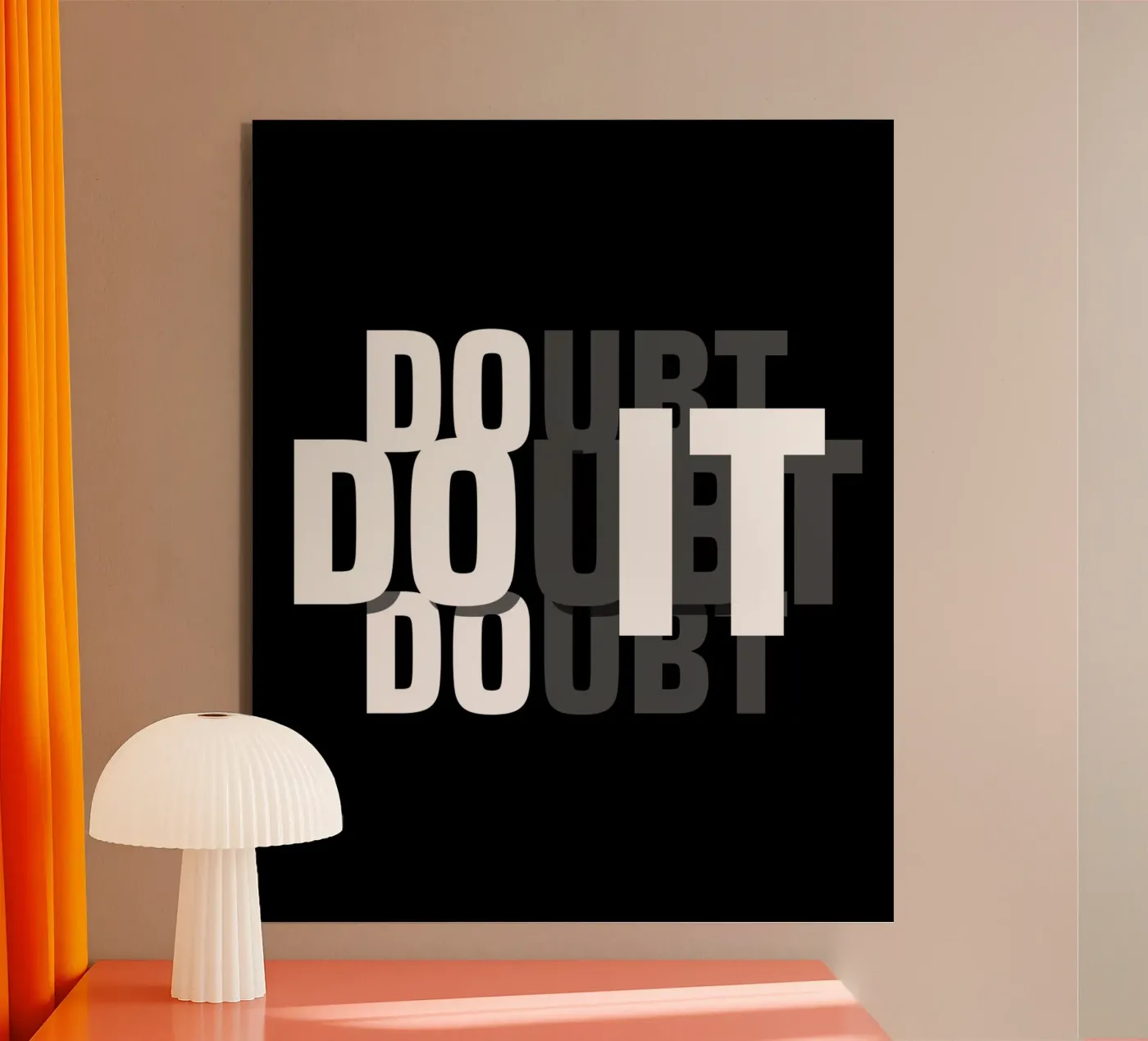 DO IT, DOUBT IT. alluminio dibond da BAWA