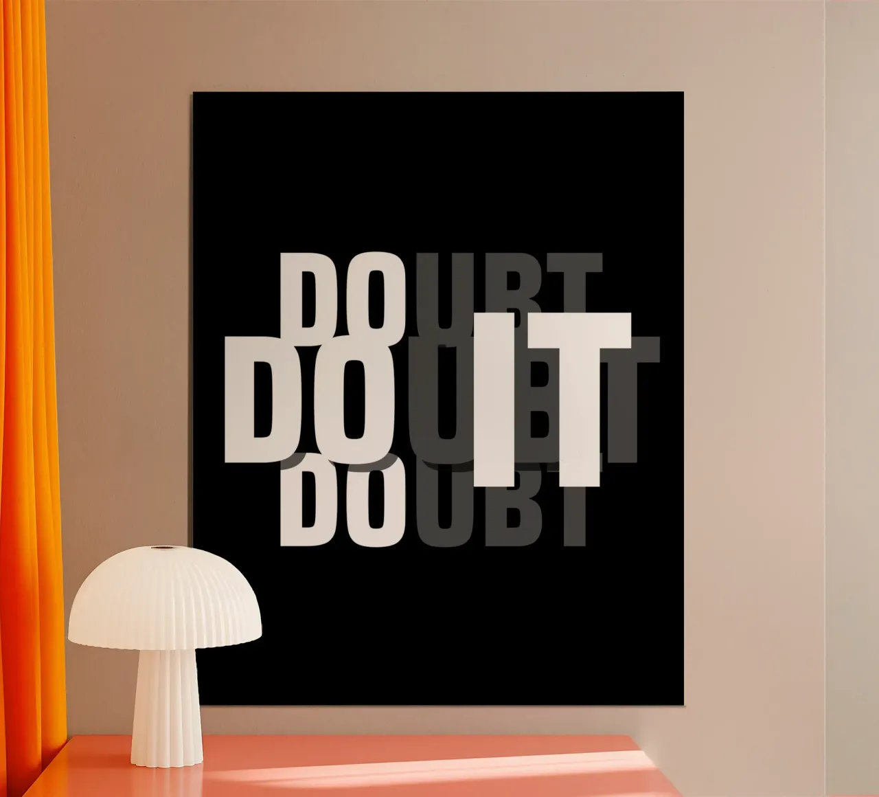 DO IT, DOUBT IT. carta hahnemühle da BAWA