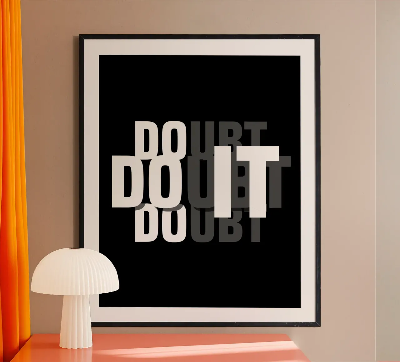 DO IT, DOUBT IT. carta hahnemühle da BAWA
