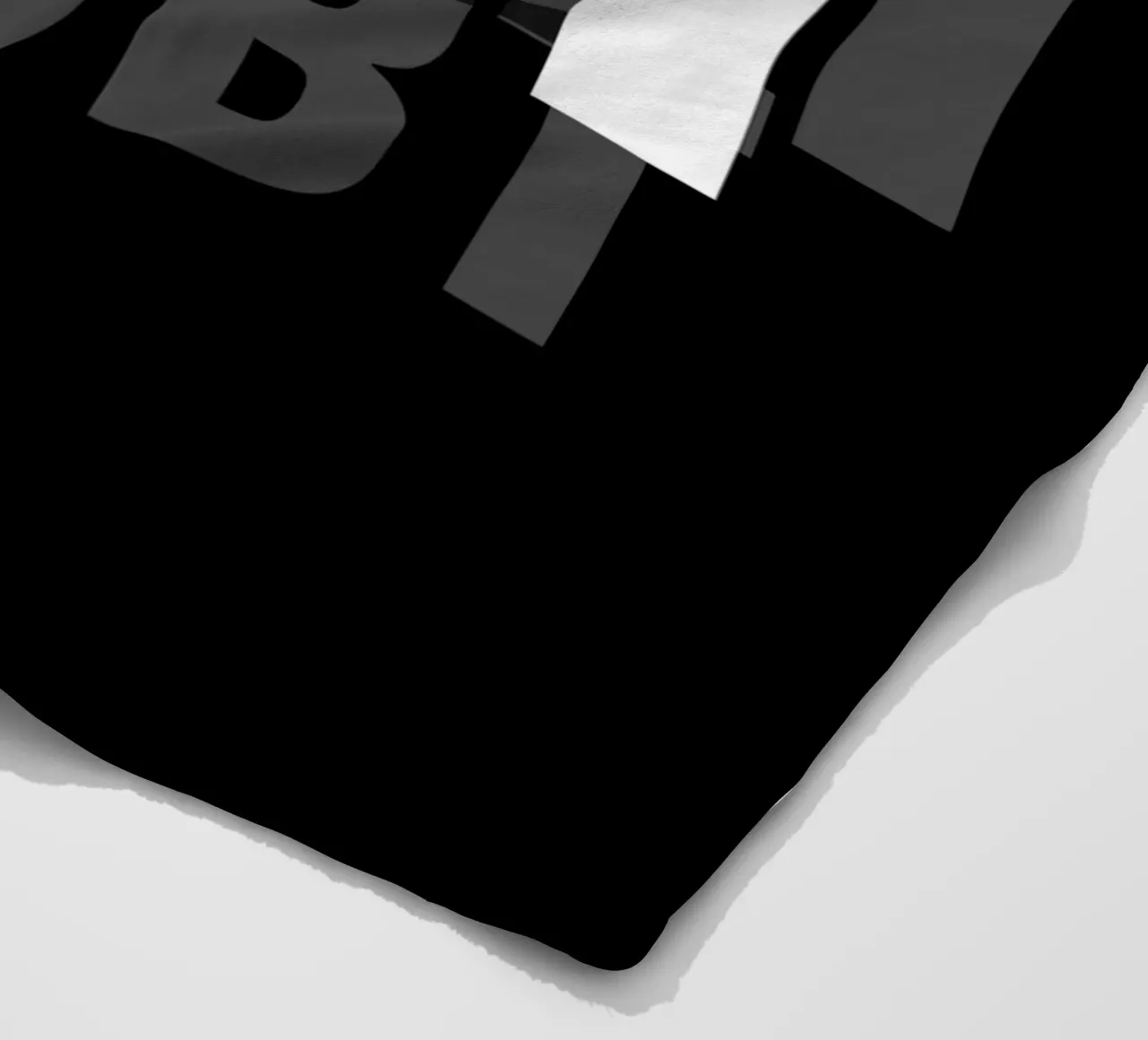 DO IT, DOUBT IT. coperta in pile da BAWA