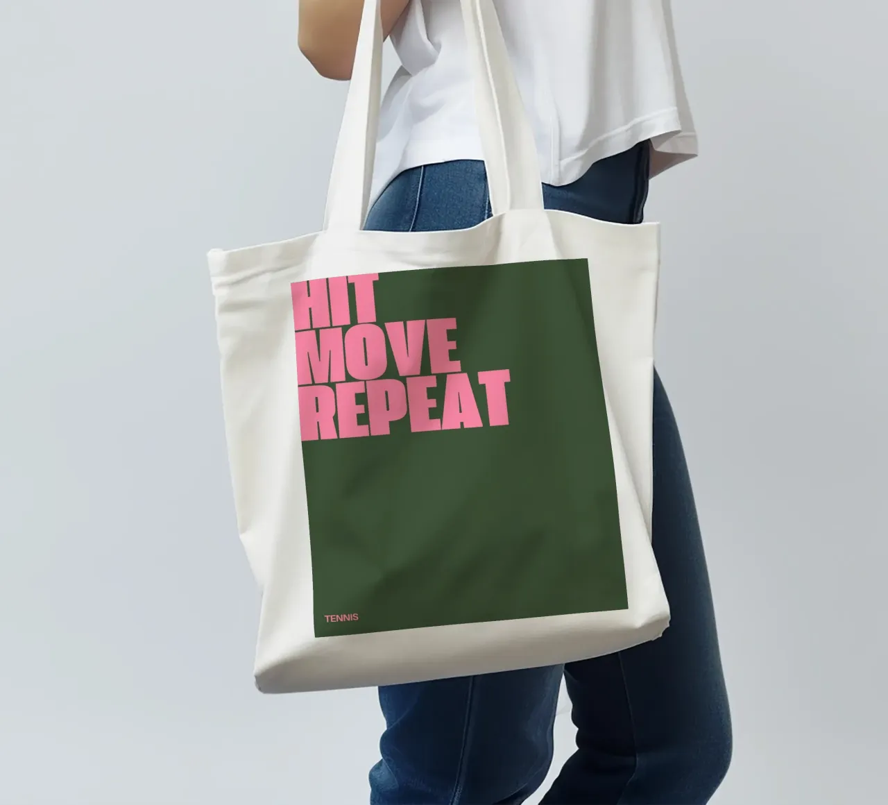 HIT, MOVE, REPEAT borsa in juta da ARTEVO