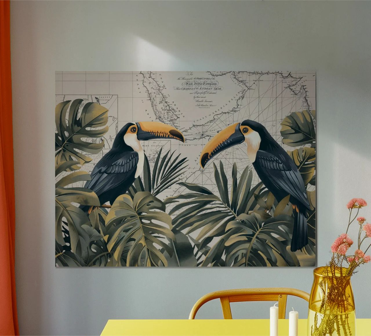 El viaje tropical de los tucanes poster de Andrea Haase Vintage World