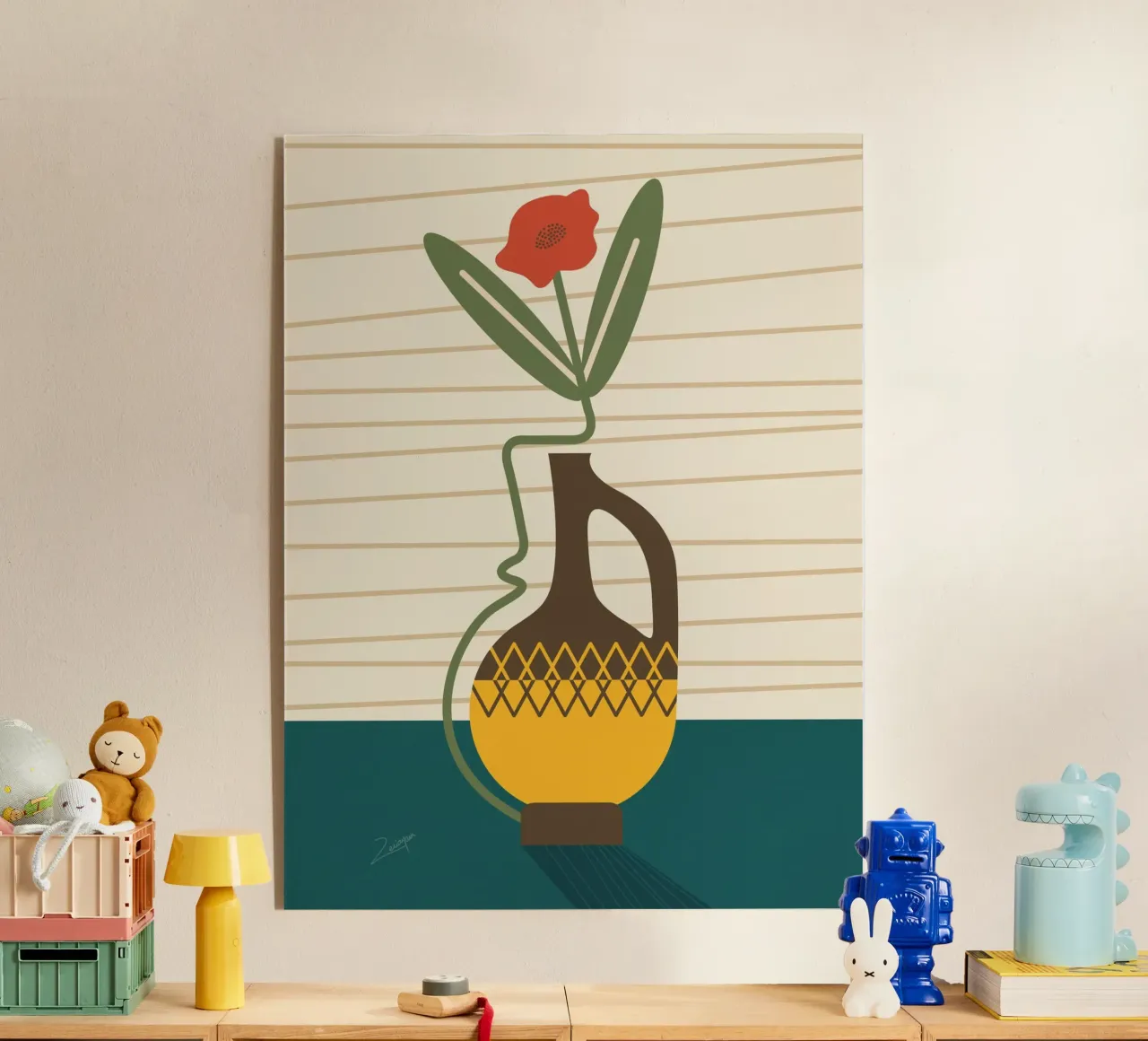 Vaso stilizzato plexiglass da zeriayam arts