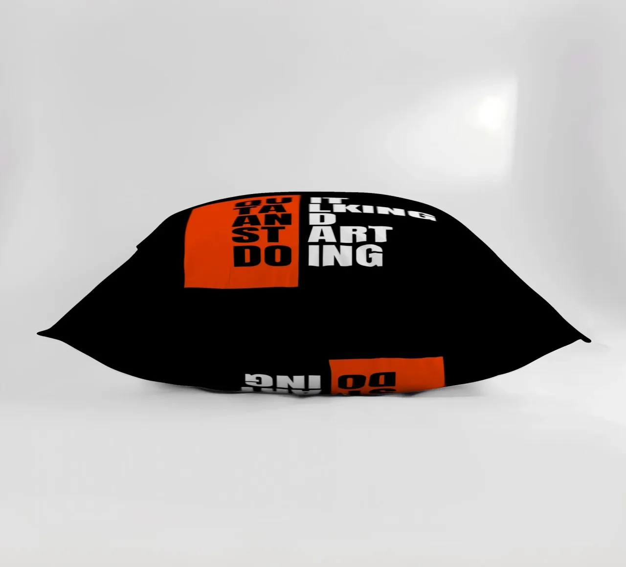 QUIT TALKING AND START DOING cuscino da ARTEVO