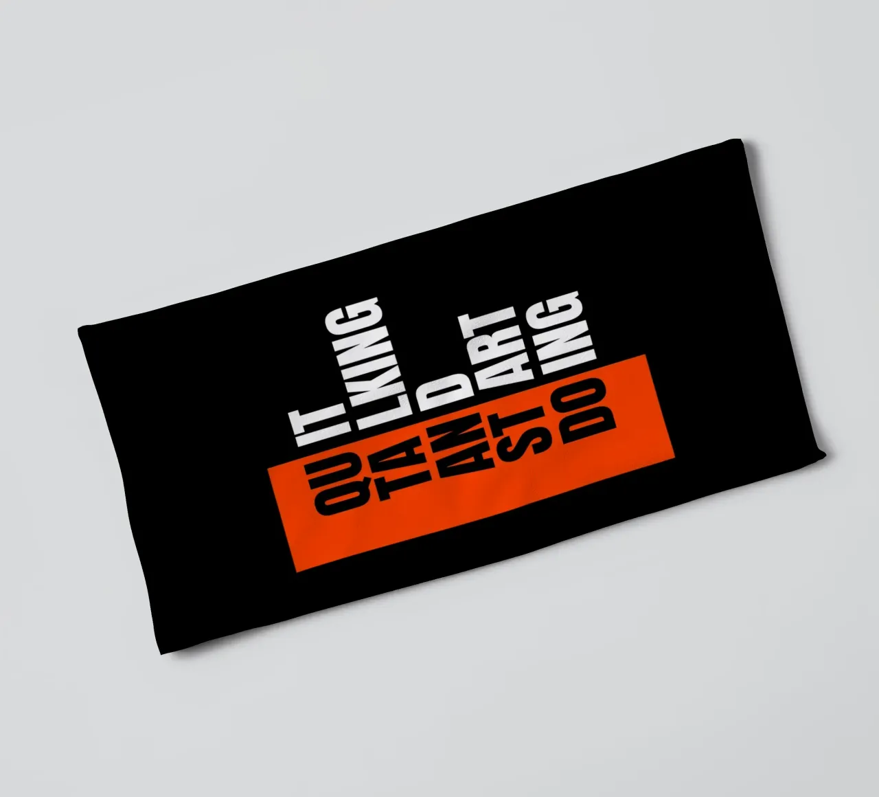 QUIT TALKING AND START DOING asciugamano da bagno da ARTEVO