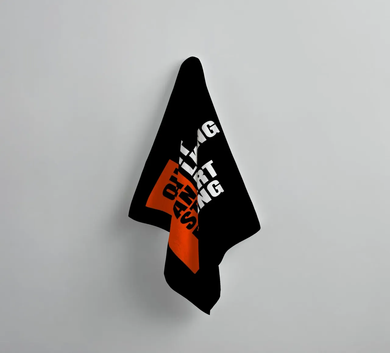 QUIT TALKING AND START DOING asciugamano da bagno da ARTEVO