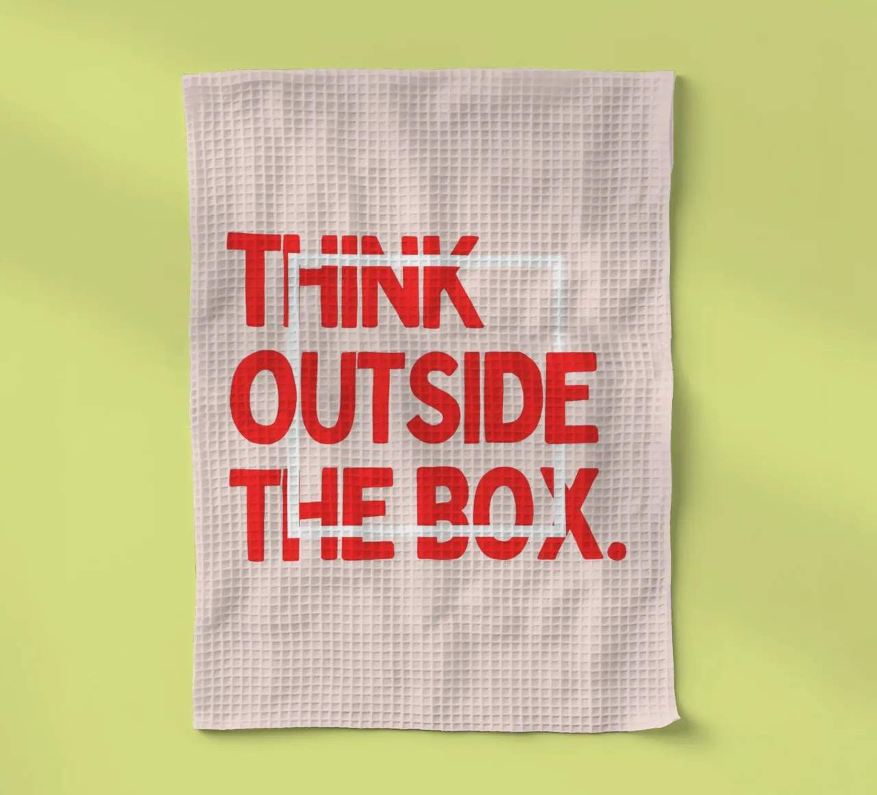THINK OUTSIDE THE BOX canovaccio da cucina da ARTEVO