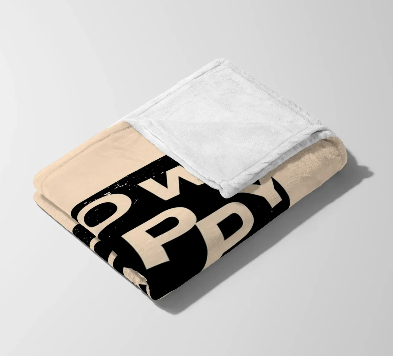 HOW HAPPY ARE YOU coperta in pile da ARTEVO