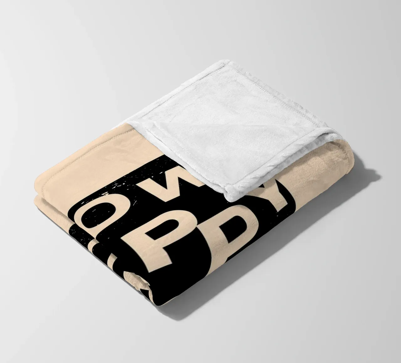 HOW HAPPY ARE YOU coperta in pile da ARTEVO