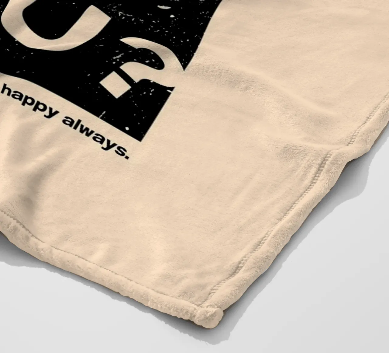 HOW HAPPY ARE YOU coperta in pile da ARTEVO