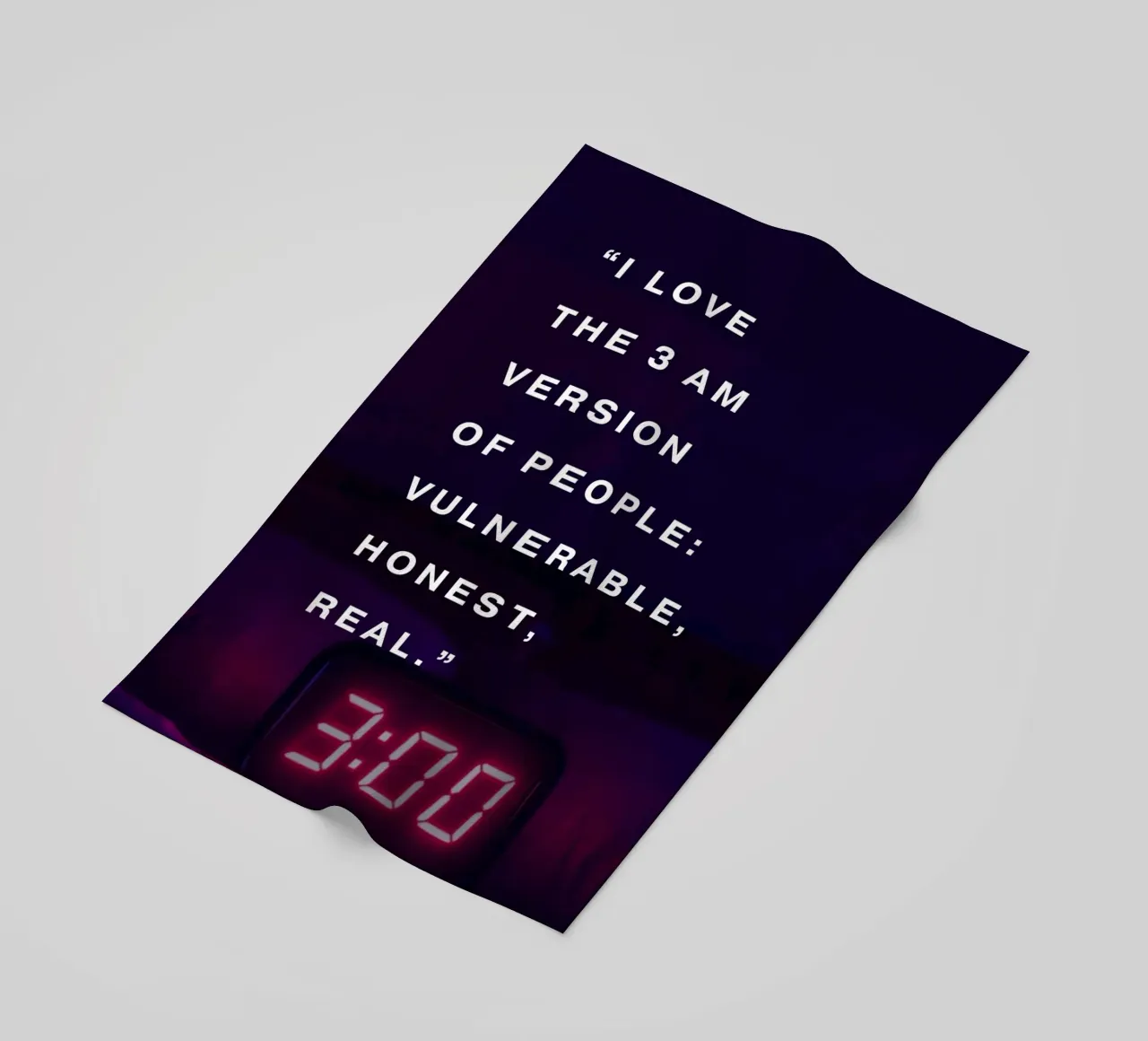 THE 3 AM VERSION telo mare da ARTEVO