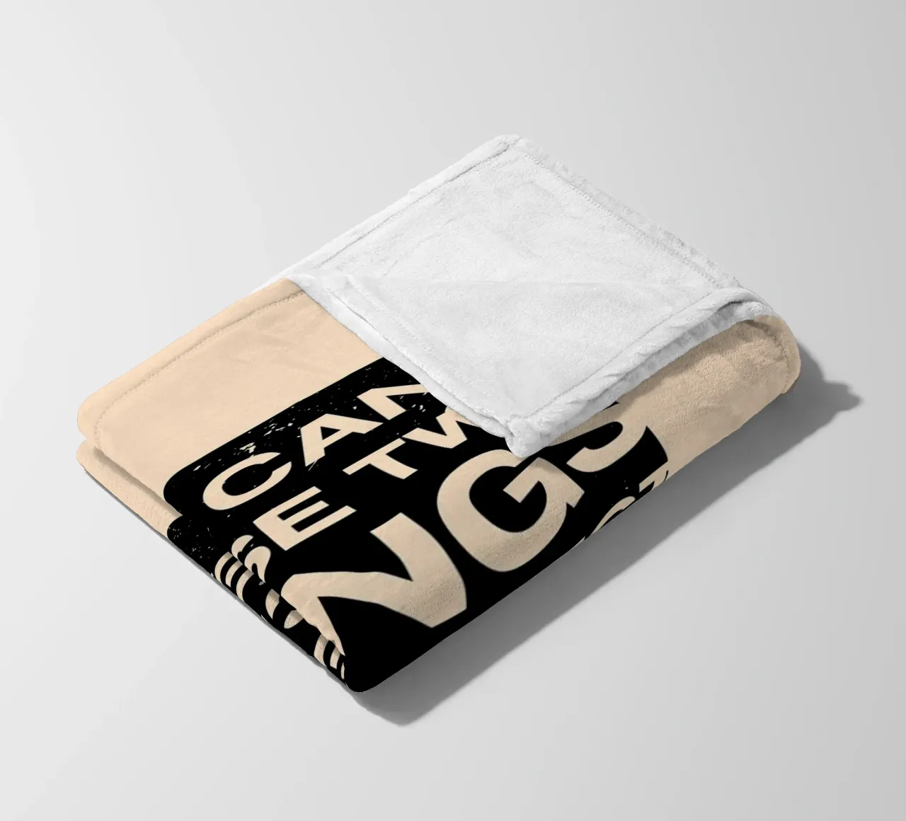 YOU CAN‘T CHASE TWO THINGS coperta in pile da ARTEVO