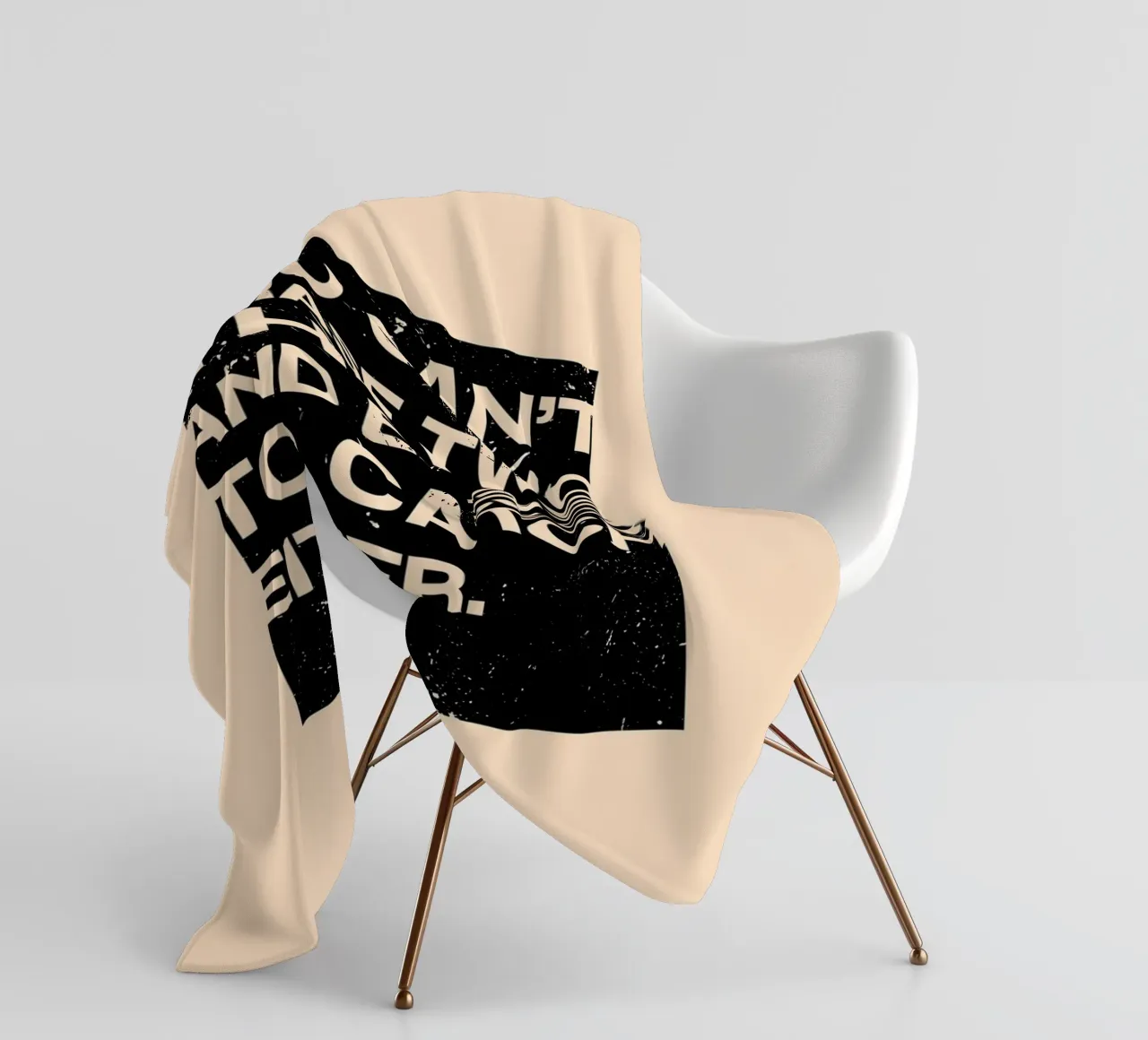 YOU CAN‘T CHASE TWO THINGS coperta in pile da ARTEVO