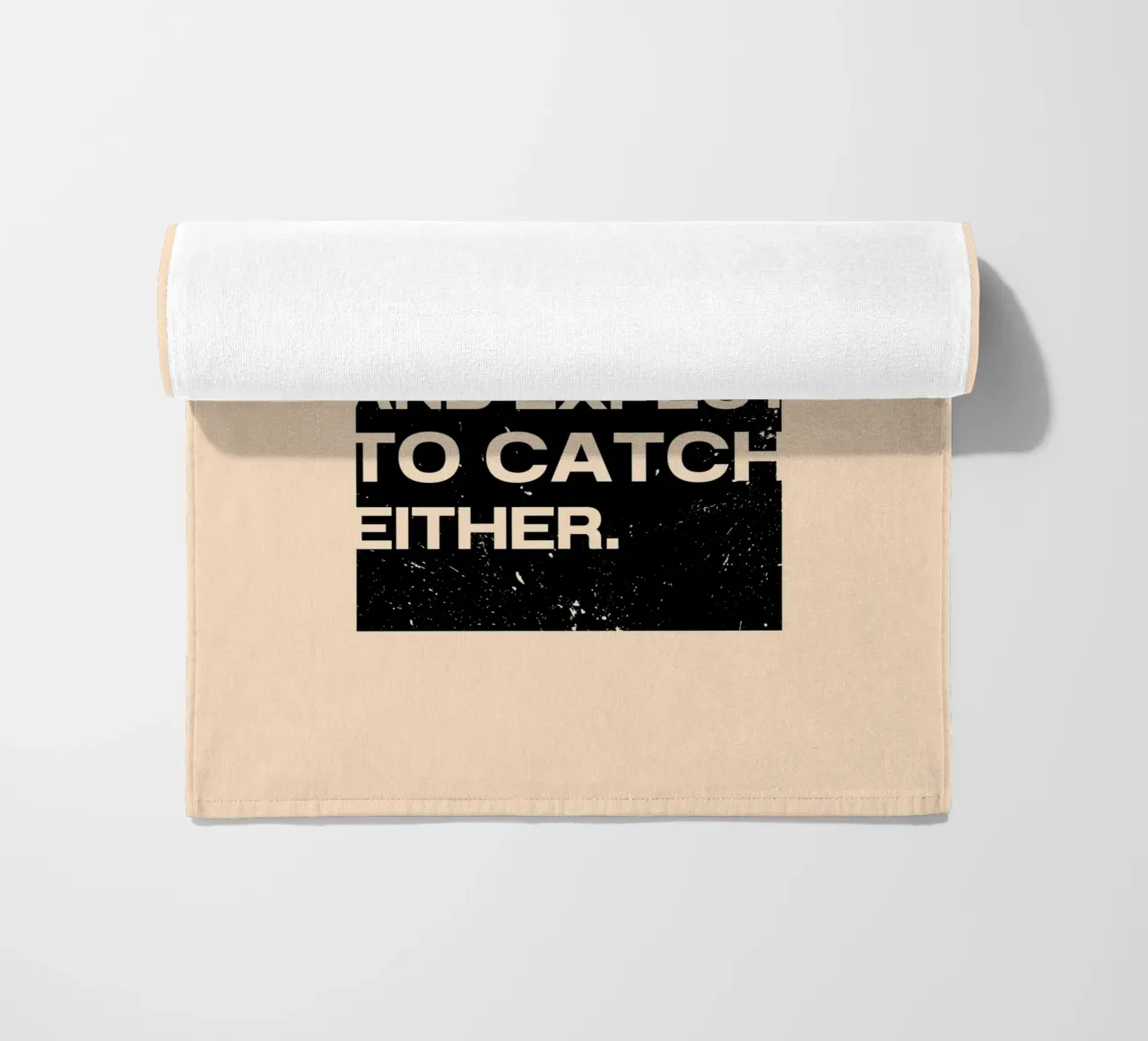 YOU CAN‘T CHASE TWO THINGS telo mare da ARTEVO