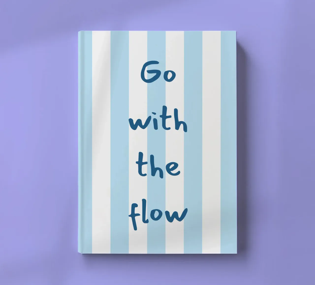 Go with the flow, inspiration notebook by RB-Quotes