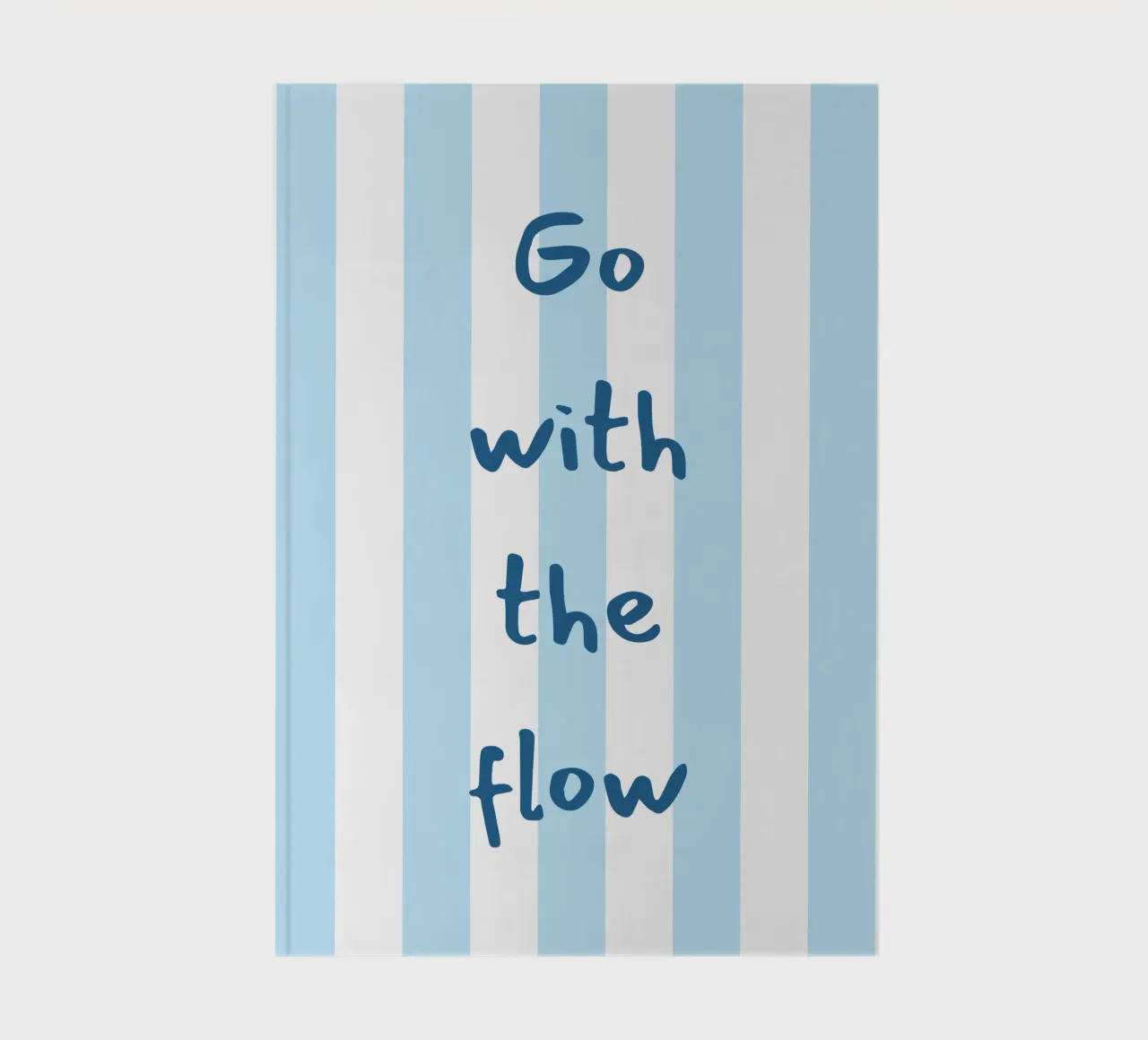 Go with the flow, inspiration notebook by RB-Quotes