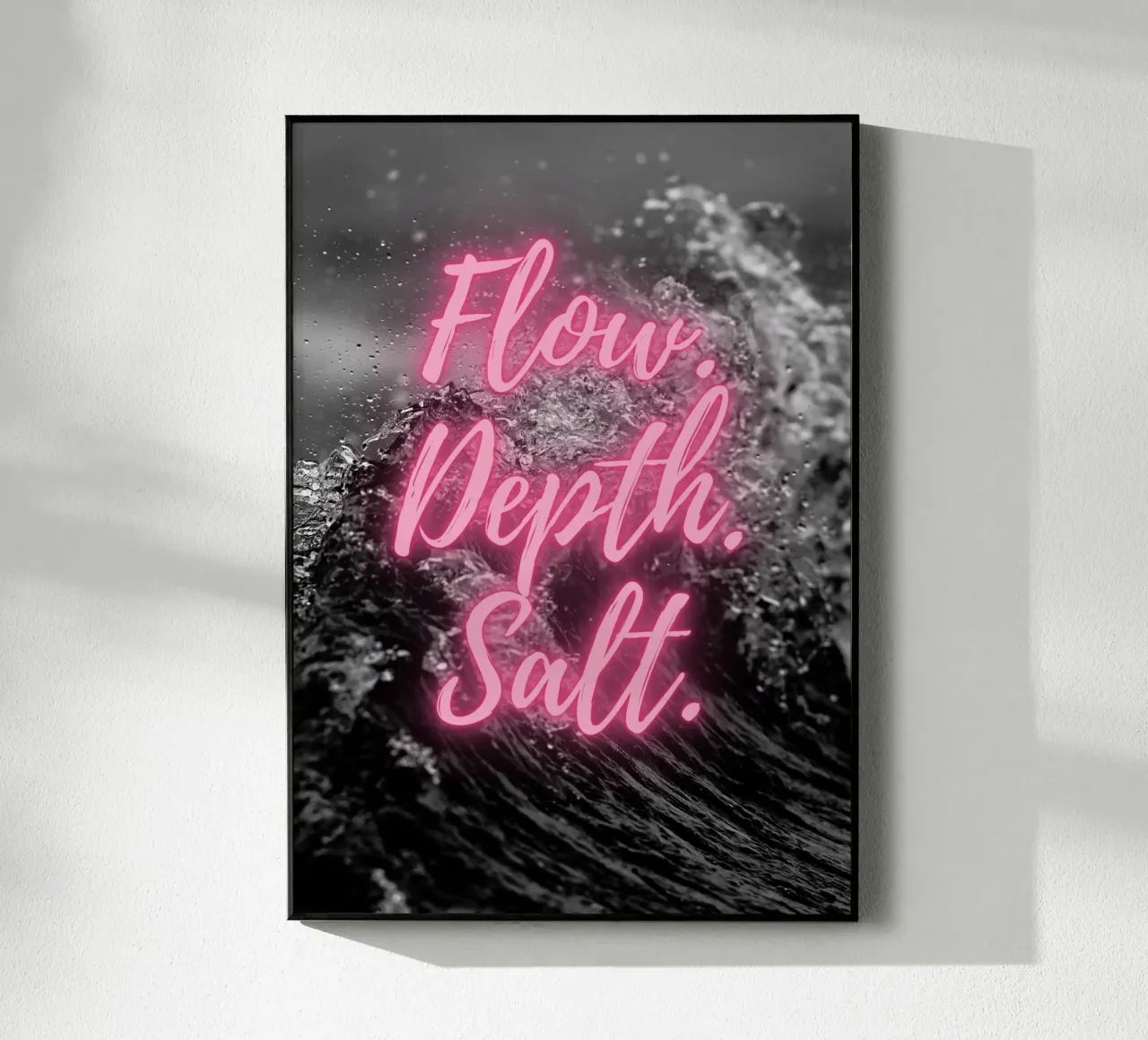 FLOW. DEPTH. SALT. plexiglass da ARTEVO