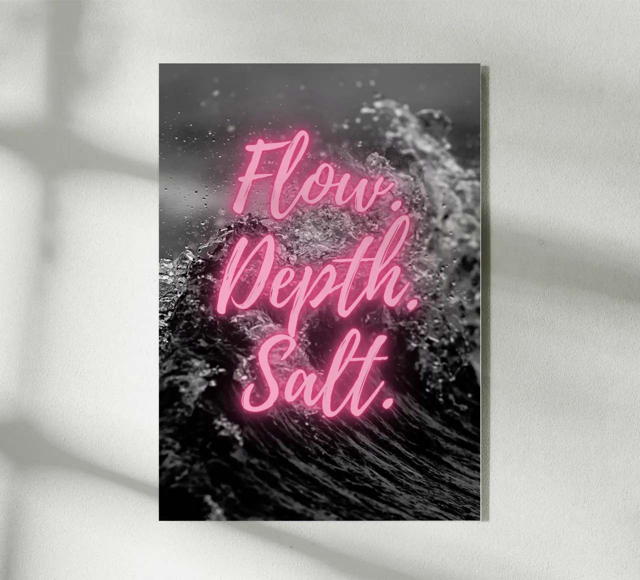 FLOW. DEPTH. SALT. plexiglass da ARTEVO