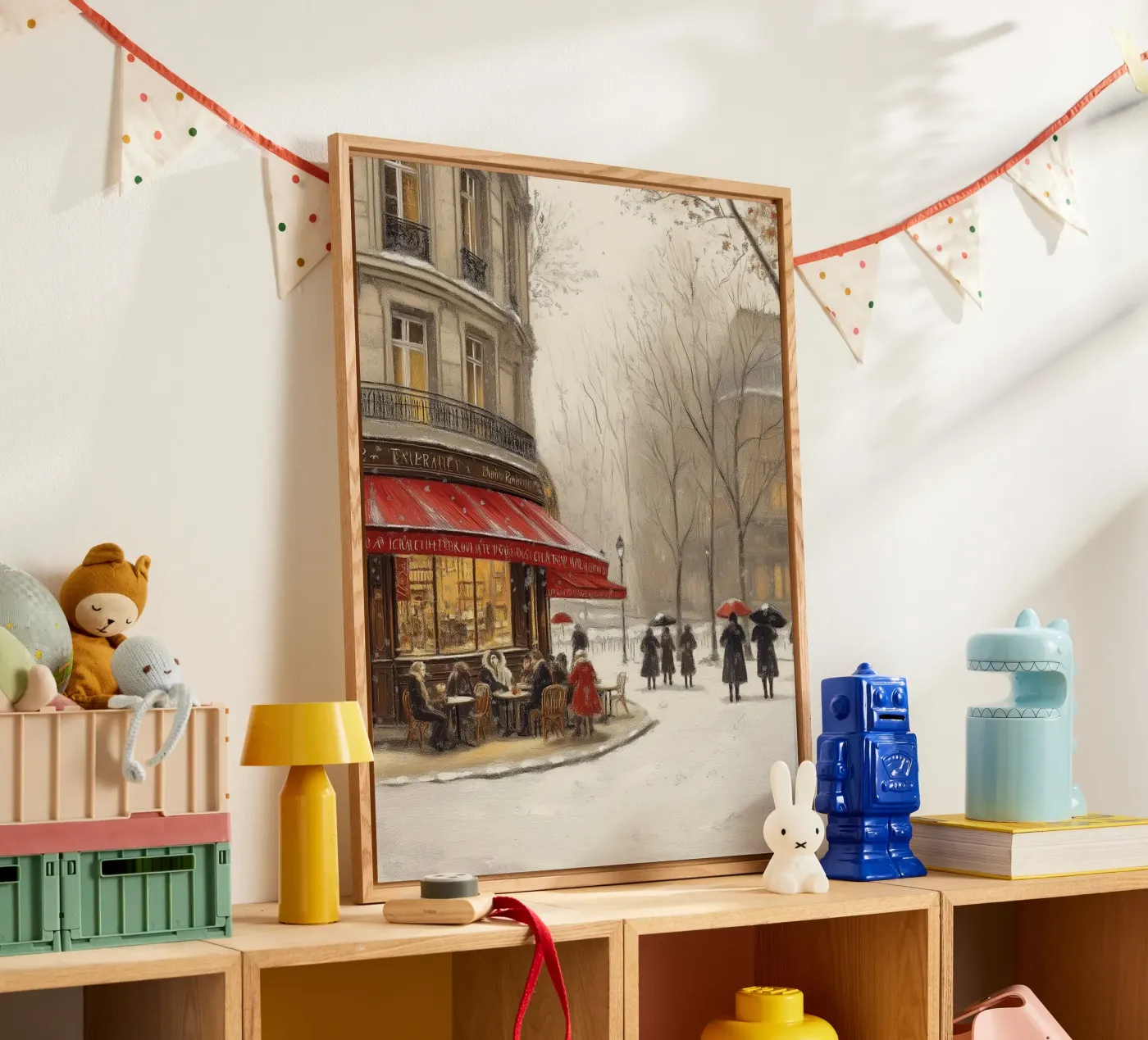 Paris Café acryl van Christmas Vibes 2025