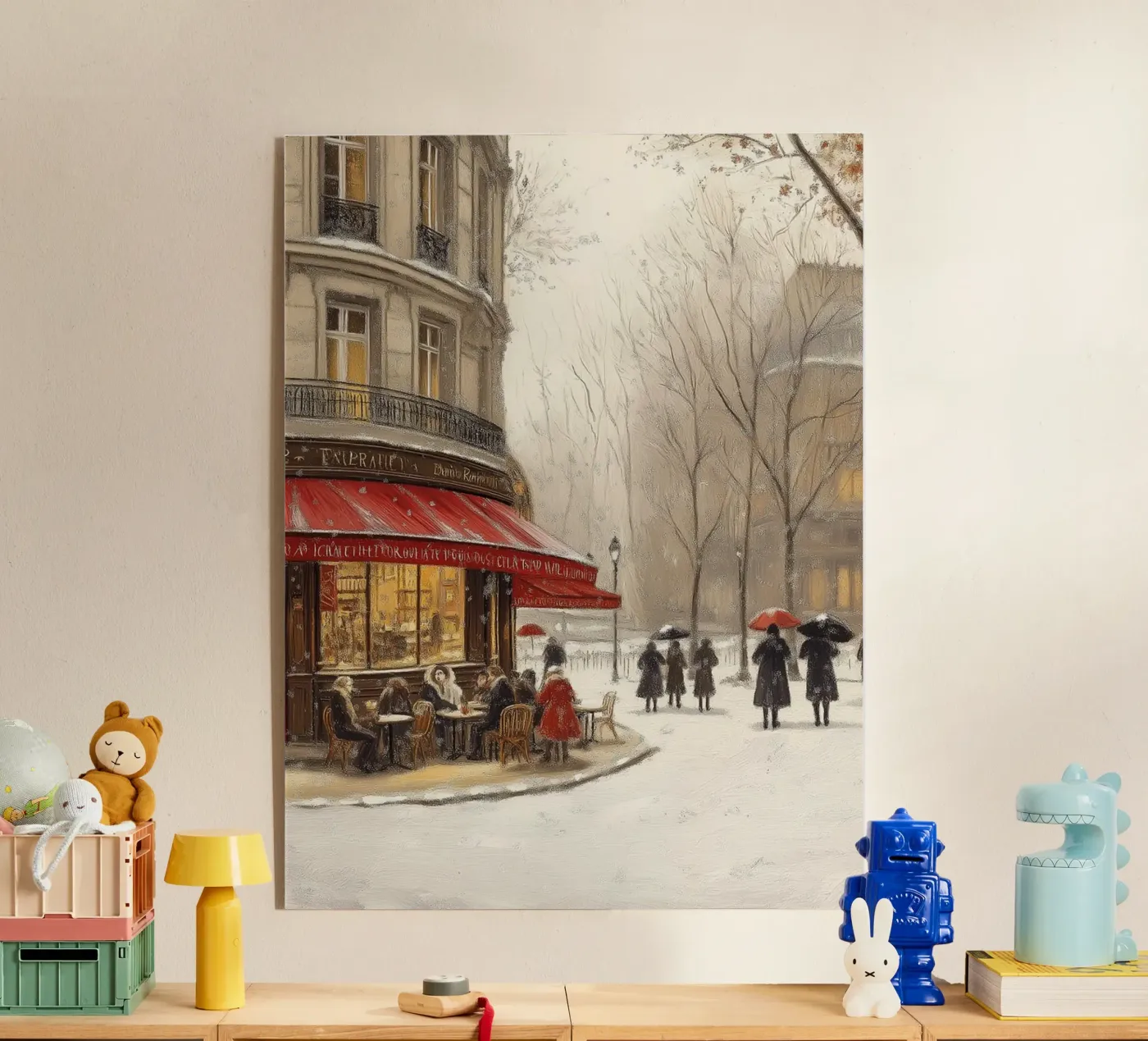 Paris Café acryl van Christmas Vibes 2025