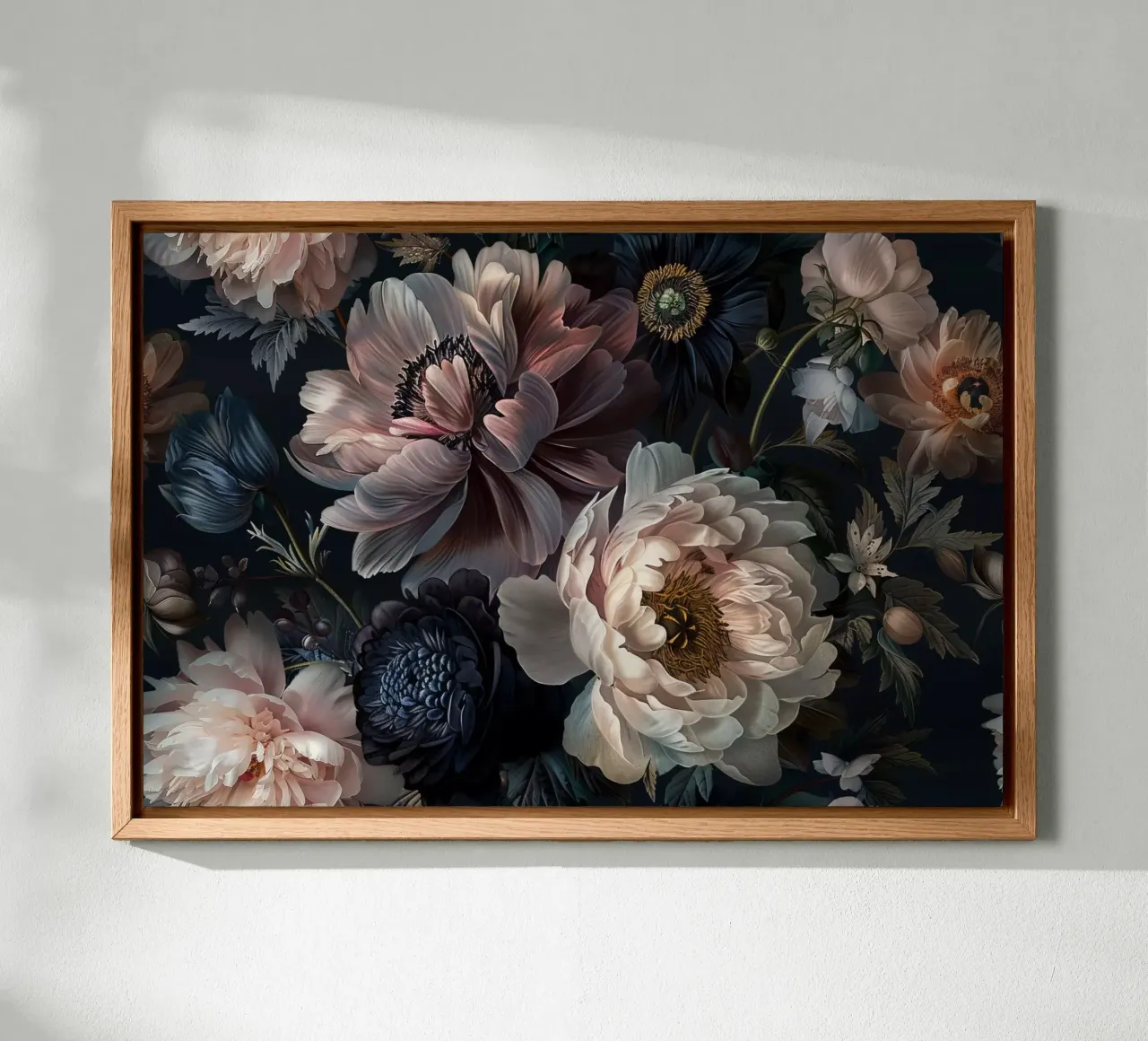 Bloomy Baroque Regency Flower Pattern canvas by Andrea Haase Vintage World