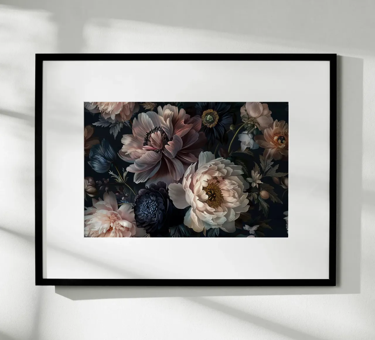 Bloomy Baroque Regency Flower Pattern hahnemühle by Andrea Haase Vintage World