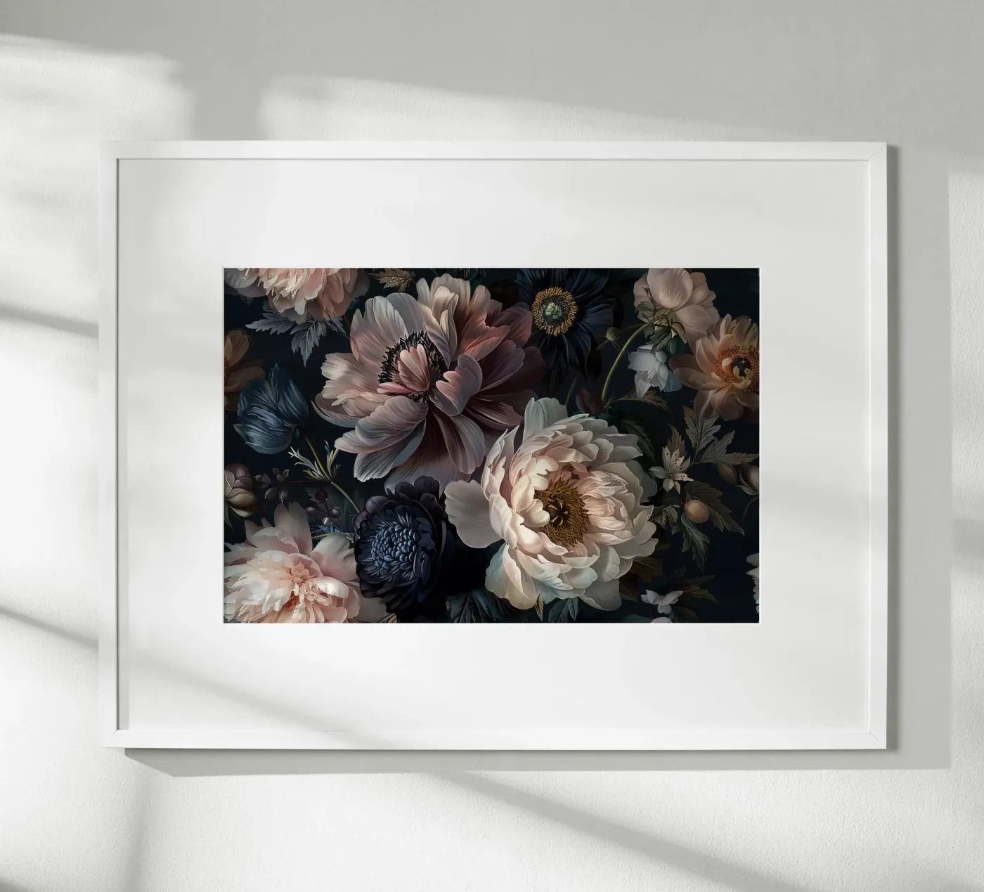 Bloomy Baroque Regency Flower Pattern poster by Andrea Haase Vintage World