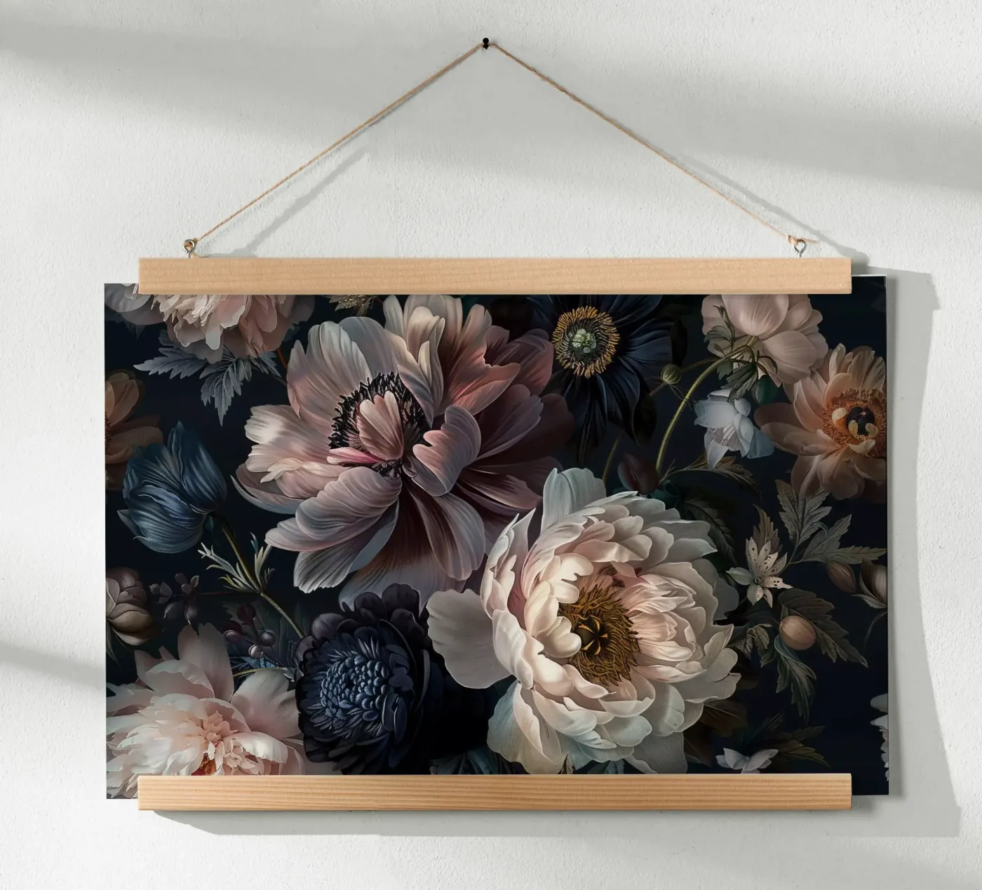 Bloomy Baroque Regency Flower Pattern poster by Andrea Haase Vintage World